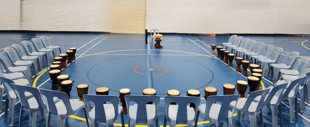 Interactive Drumming workshop (1 instructor)